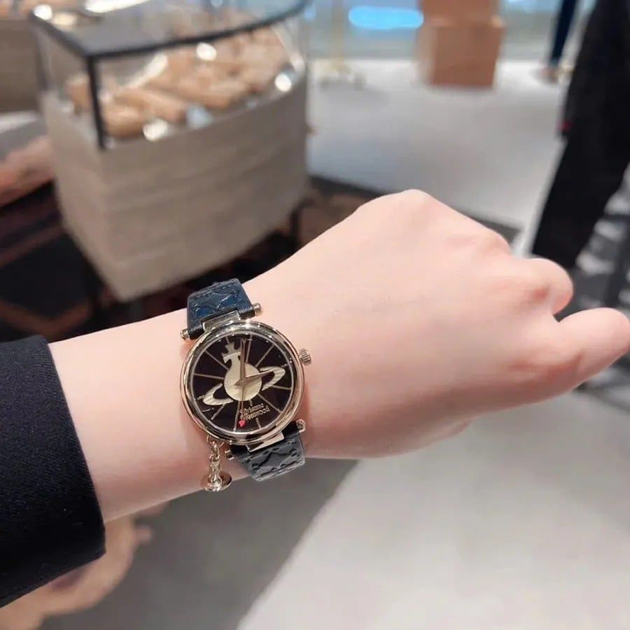  Đồng Hồ Nữ Vivienne Westwood Orb 'Gold Black' 