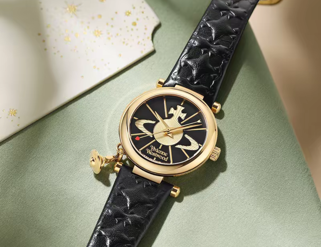  Đồng Hồ Nữ Vivienne Westwood Orb 'Gold Black' 