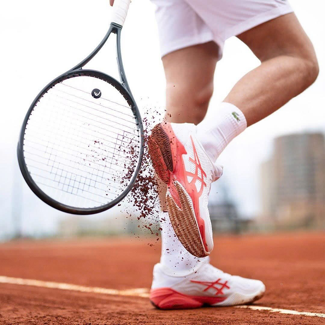  Giày Nam Asics Court FF 3 Novak 'Cream Red' 