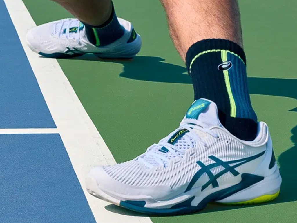  Giày Nam Asics Court FF 3 'White Gris Blue' 