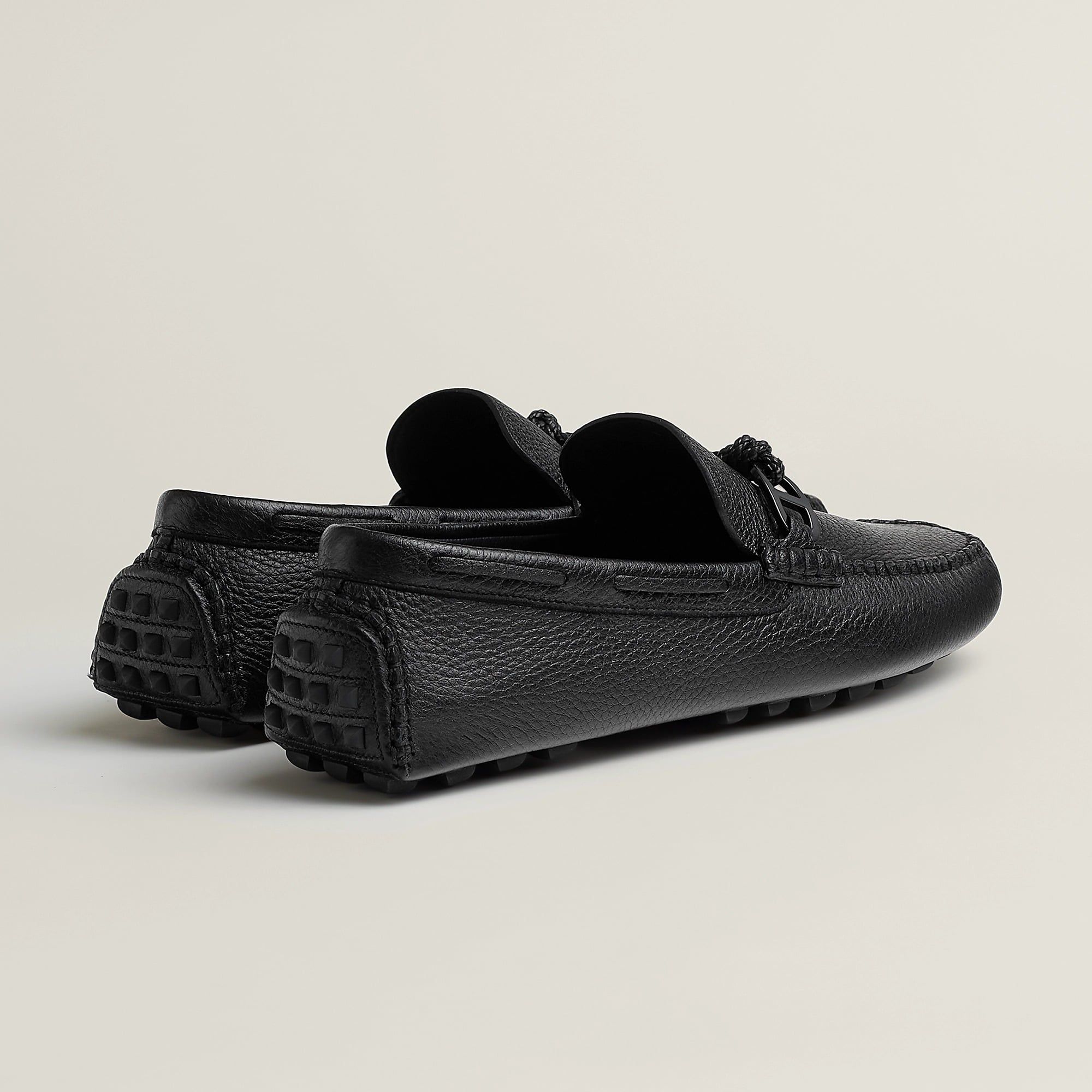  Giày Nam Hermes Alessandro Loafer 'Black' 