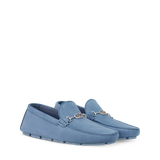  Giày Nam Louis Vuitton LV Driver Moccasins 'Blue' 