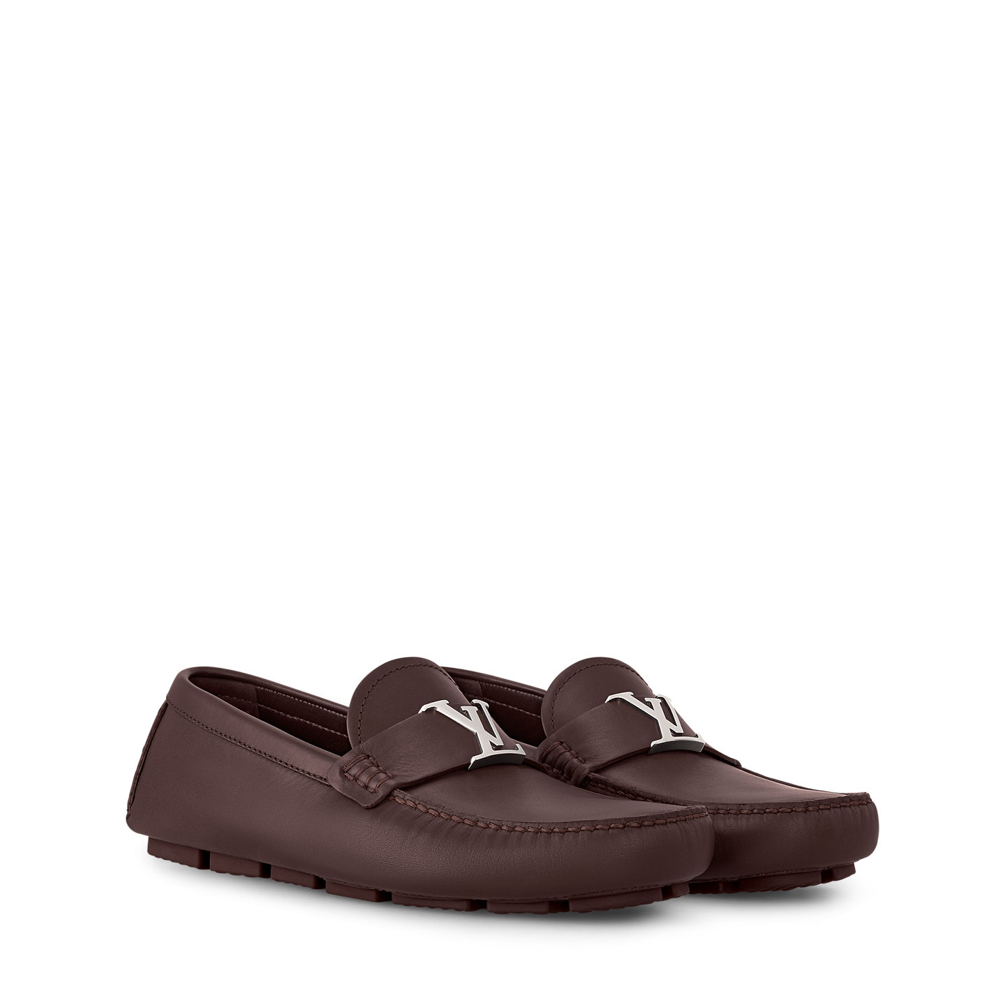  Giày Nam Louis Vuitton LV Monza Moccasins 'Brown' 