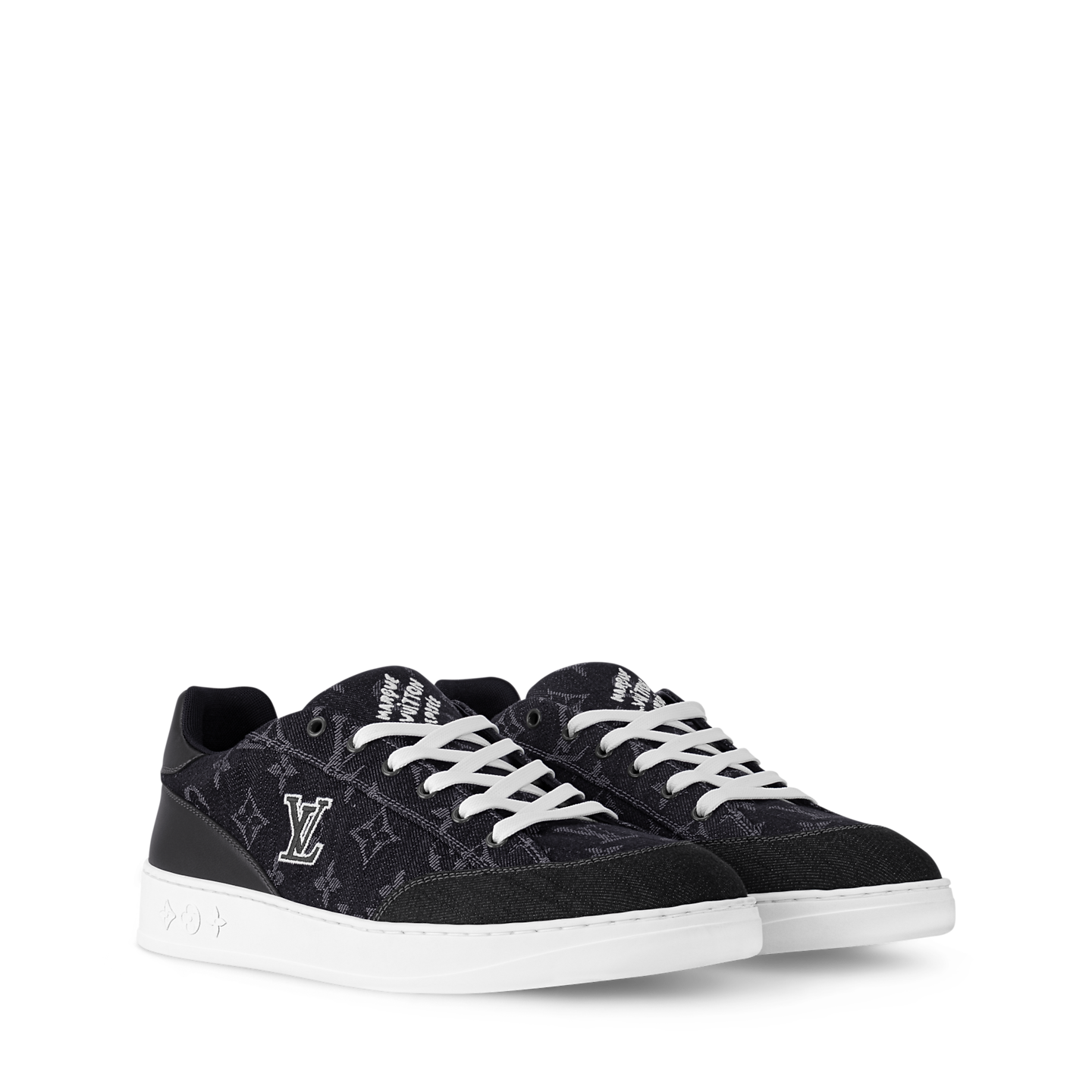  Giày Nam Louis Vuitton LV Resort Trainers 'Black' 