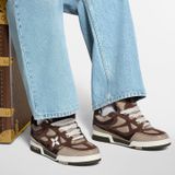  Giày Nam Louis Vuitton LV Skate Trainers 'Brown' 