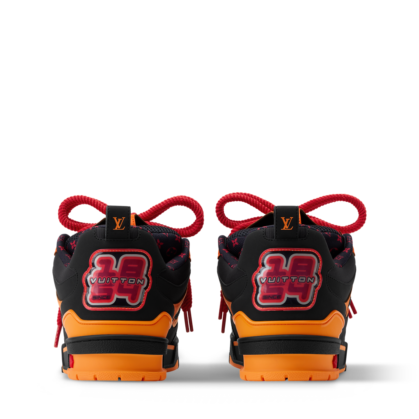  Giày Nam Louis Vuitton LV Skate Trainers 'Orange' 