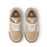  Giày Nam Louis Vuitton LV Tilted Trainers 'Beige' 