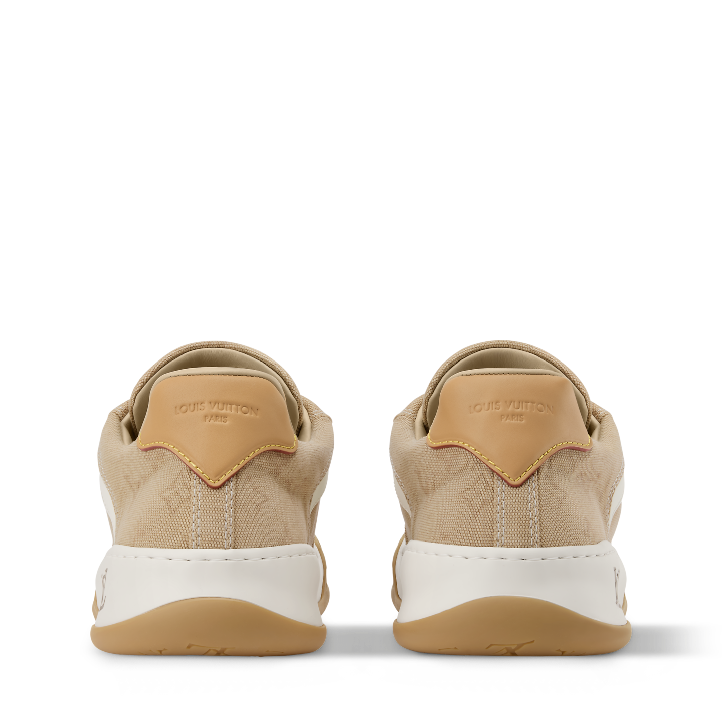  Giày Nam Louis Vuitton LV Tilted Trainers 'Beige' 