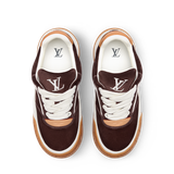  Giày Nam Louis Vuitton LV Tilted Trainers 'Brown' 