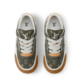  Giày Nam Louis Vuitton LV Tilted Trainers 'Khaki' 