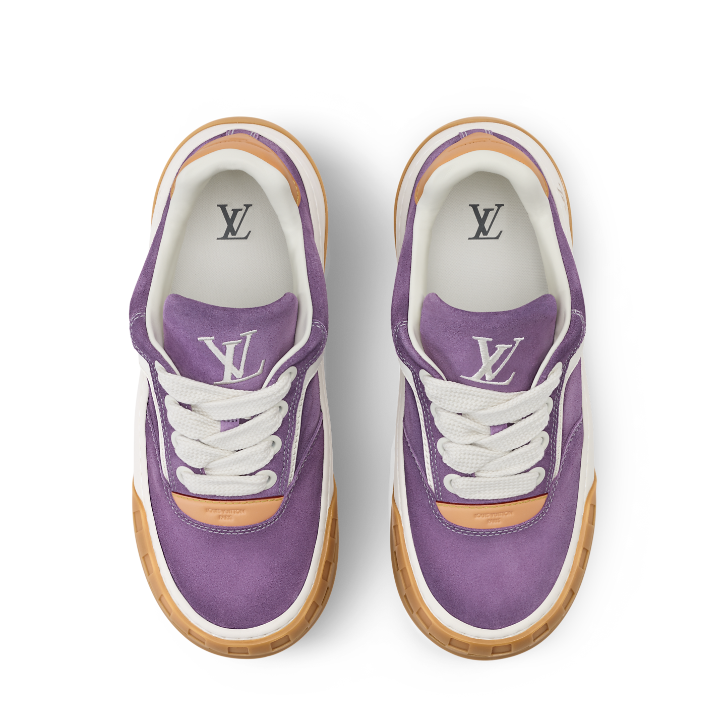  Giày Nam Louis Vuitton LV Tilted Trainers 'Lilac' 
