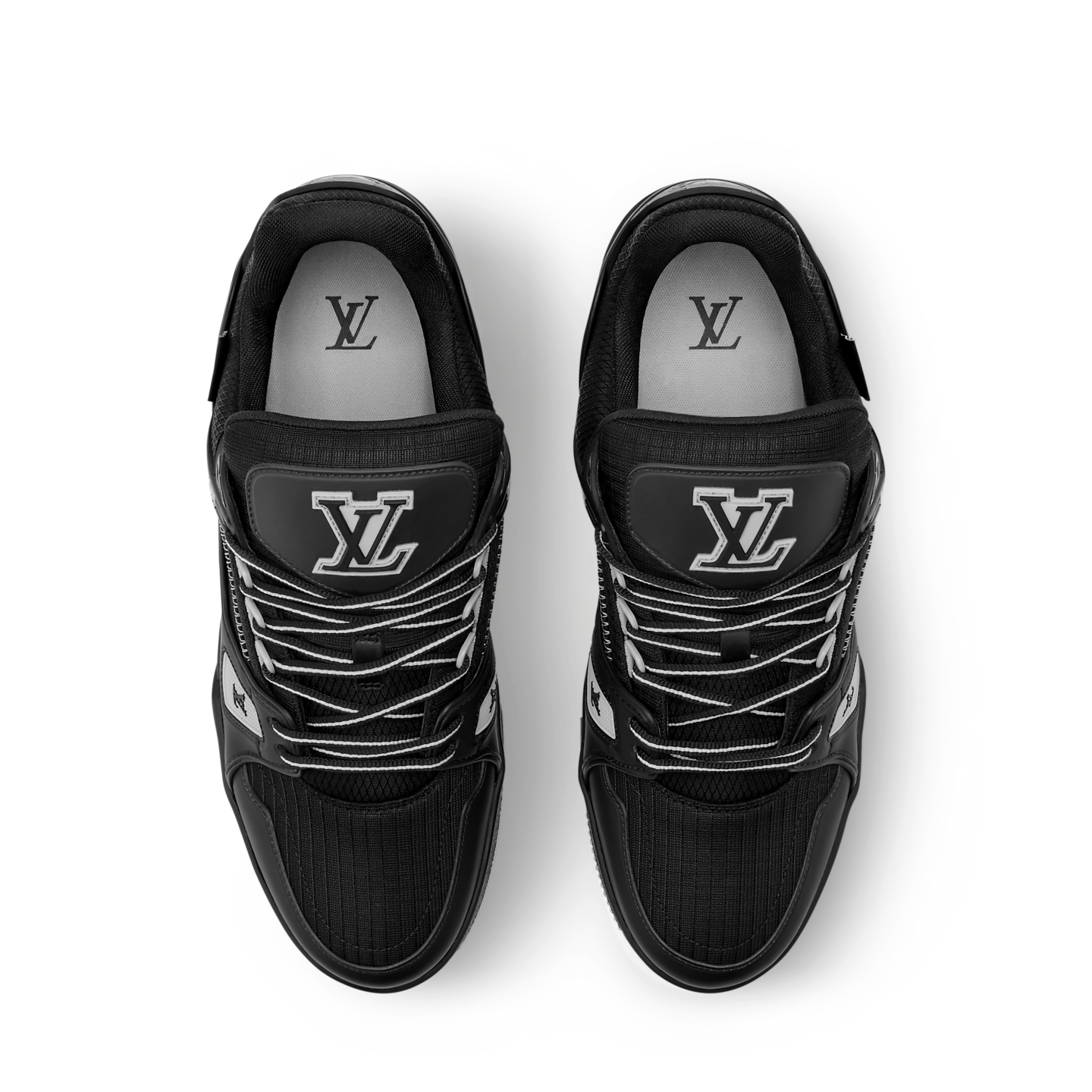  Giày Nam Louis Vuitton LV Trainer Sneaker 'Black' 