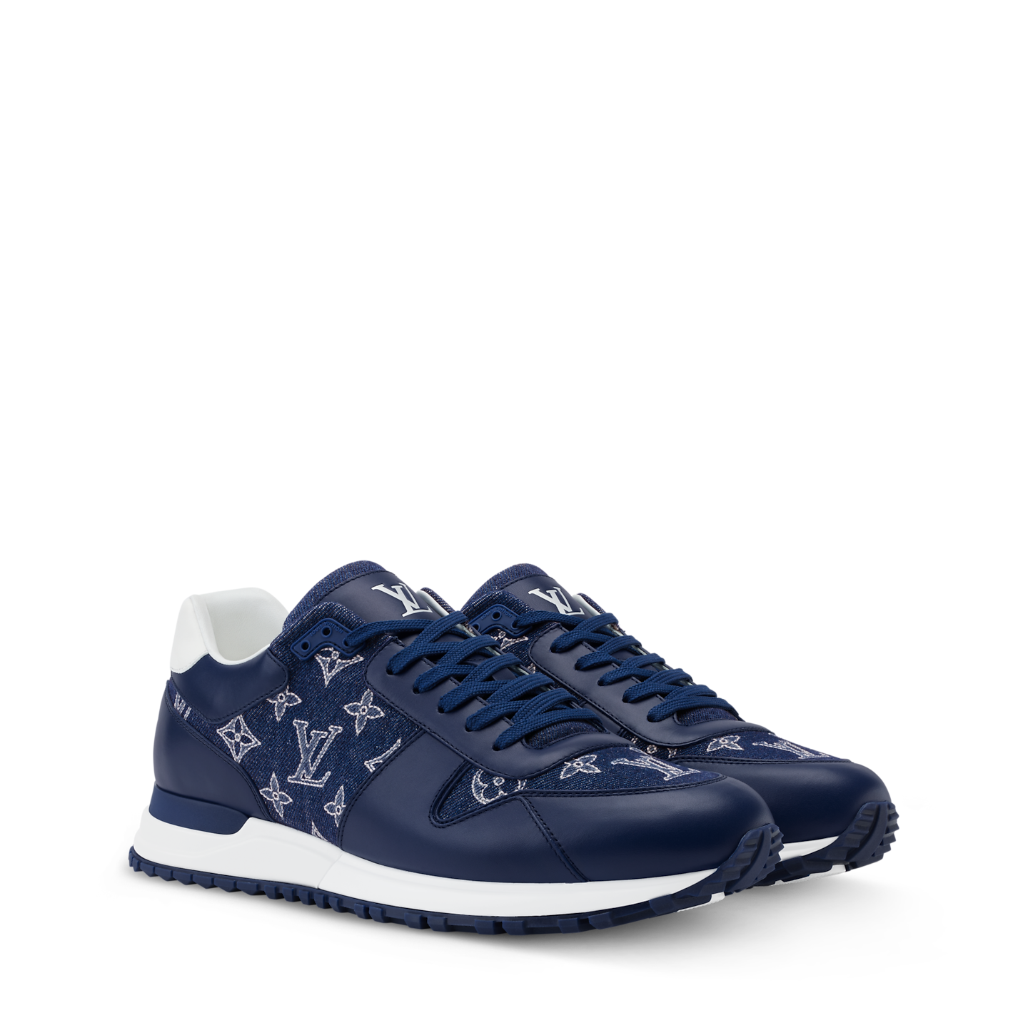  Giày Nam Louis Vuitton Run Away Trainers 'Blue' 