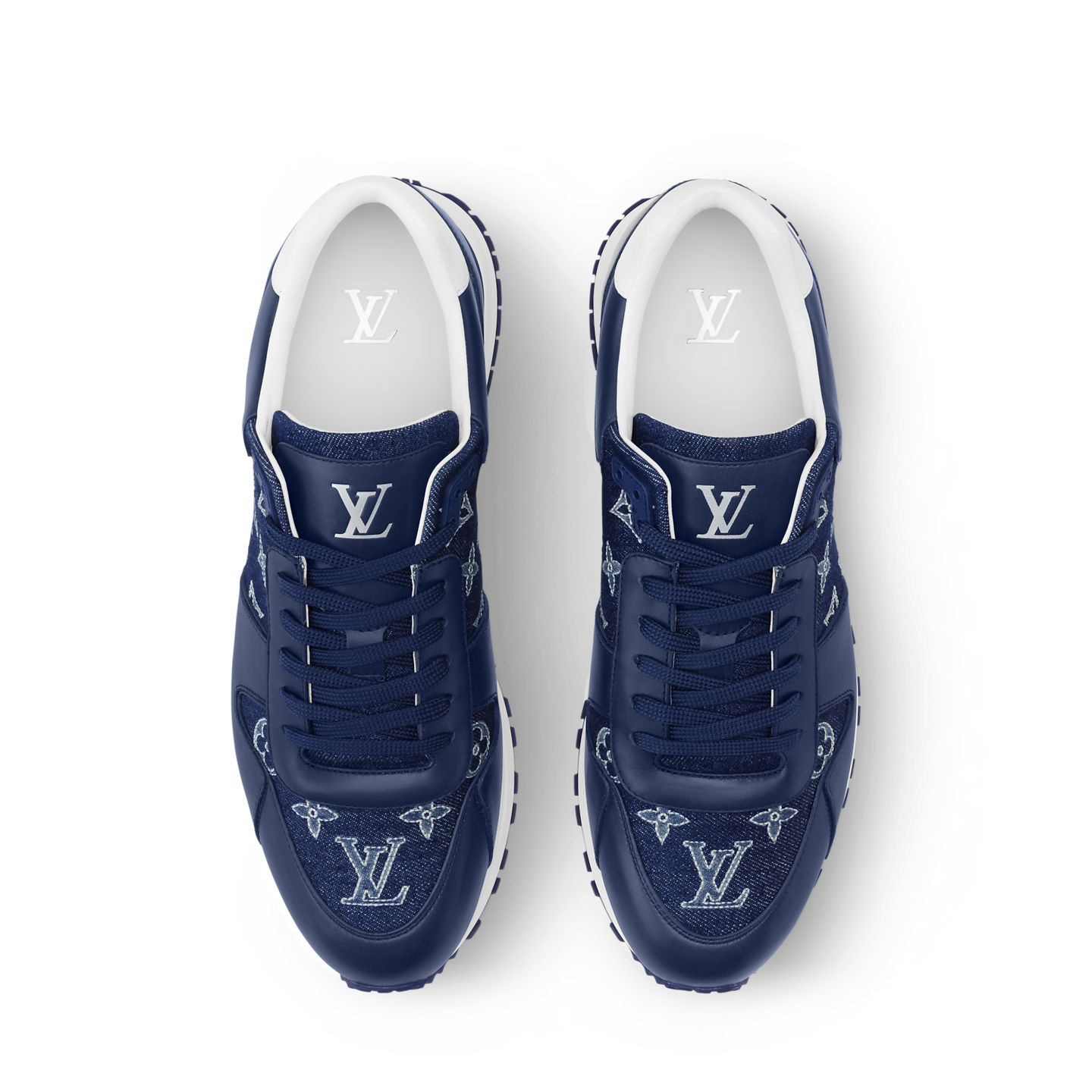  Giày Nam Louis Vuitton Run Away Trainers 'Blue' 