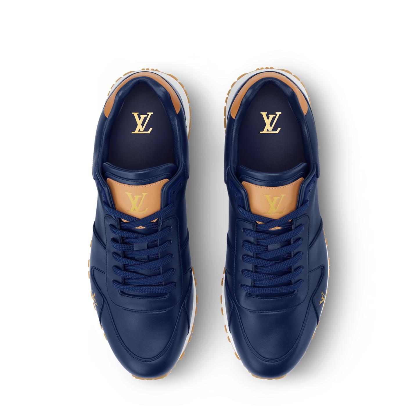  Giày Nam Louis Vuitton Run Away Trainers 'Marine' 