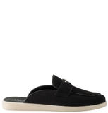  Giày Nam Prada Suede Mules 'Black' 