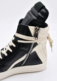  Giày Nam Rick Owens Geobasket Sneakers 'Black' 