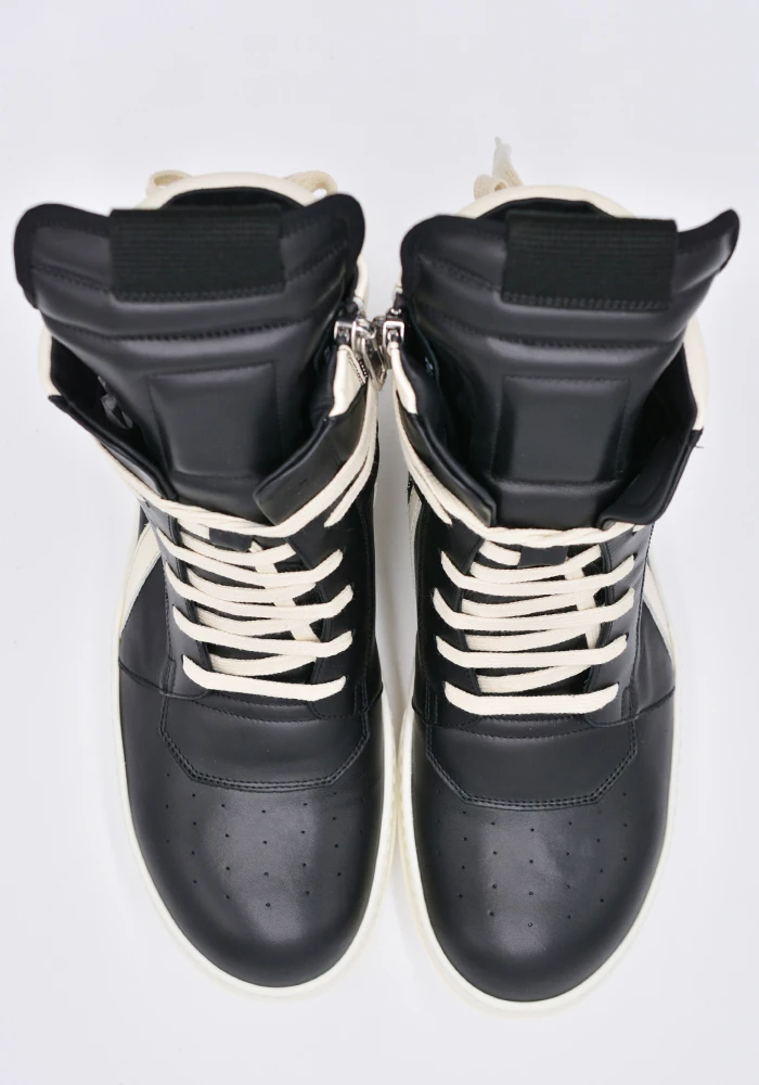  Giày Nam Rick Owens Geobasket Sneakers 'Black' 