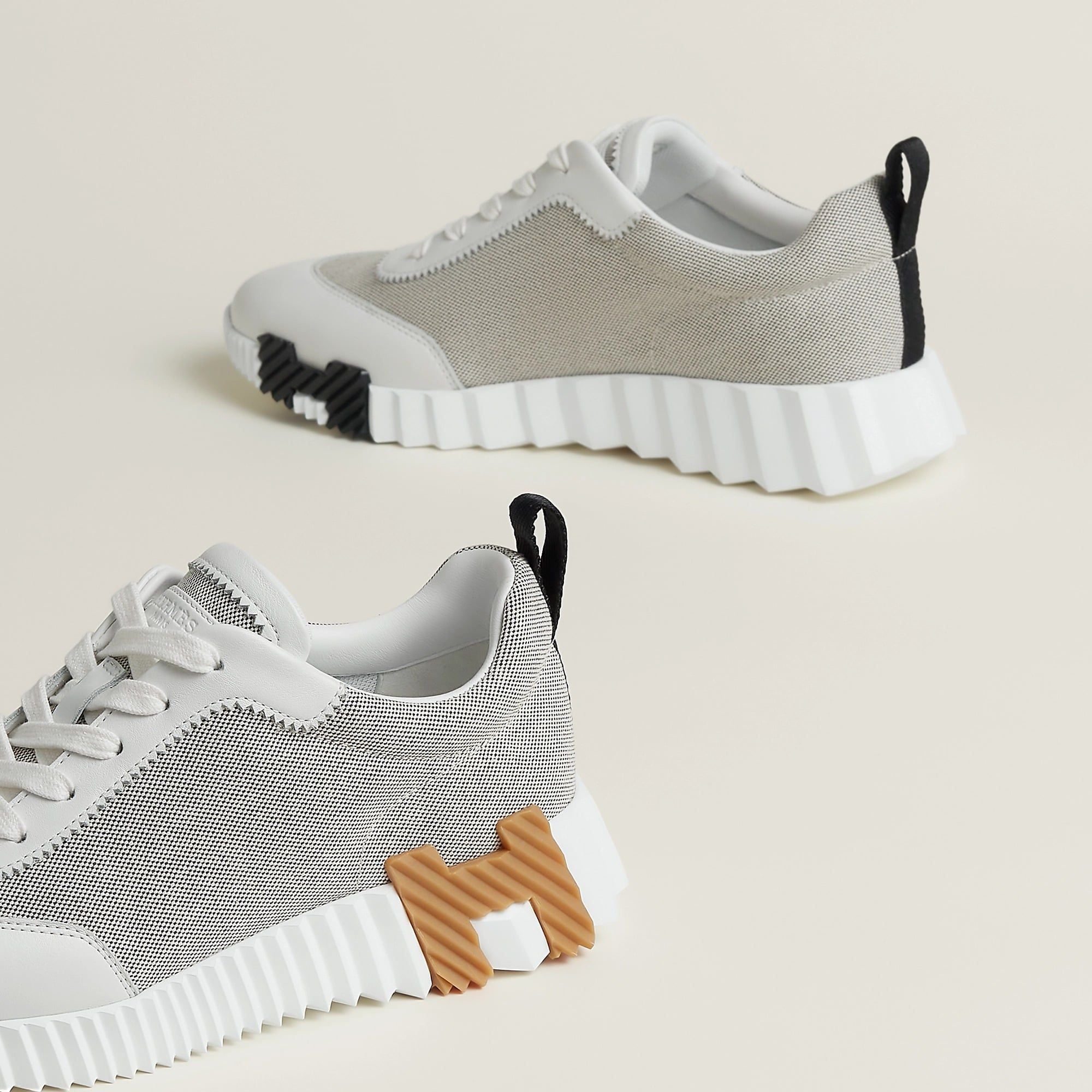  Giày Nữ Hermes Bouncing Sneaker 'Prunoir' 