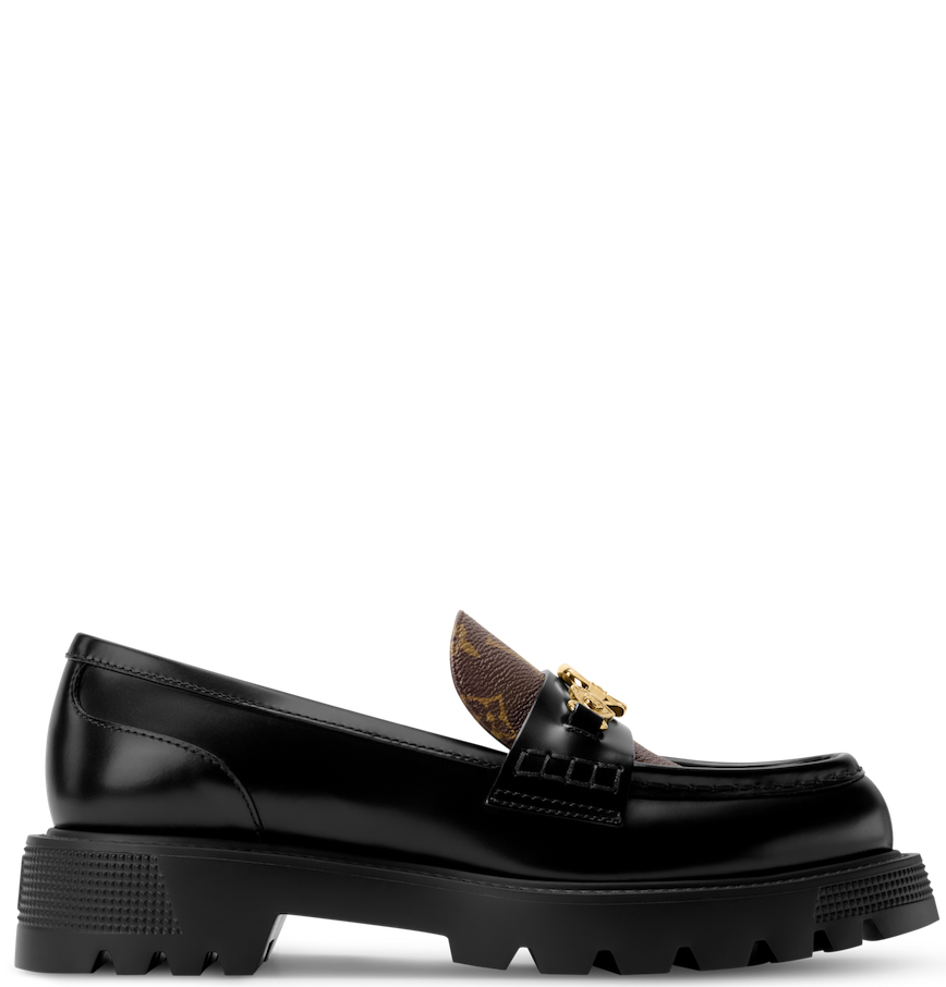  Giày Nữ Louis Vuitton District Flat Loafers 'Black' 