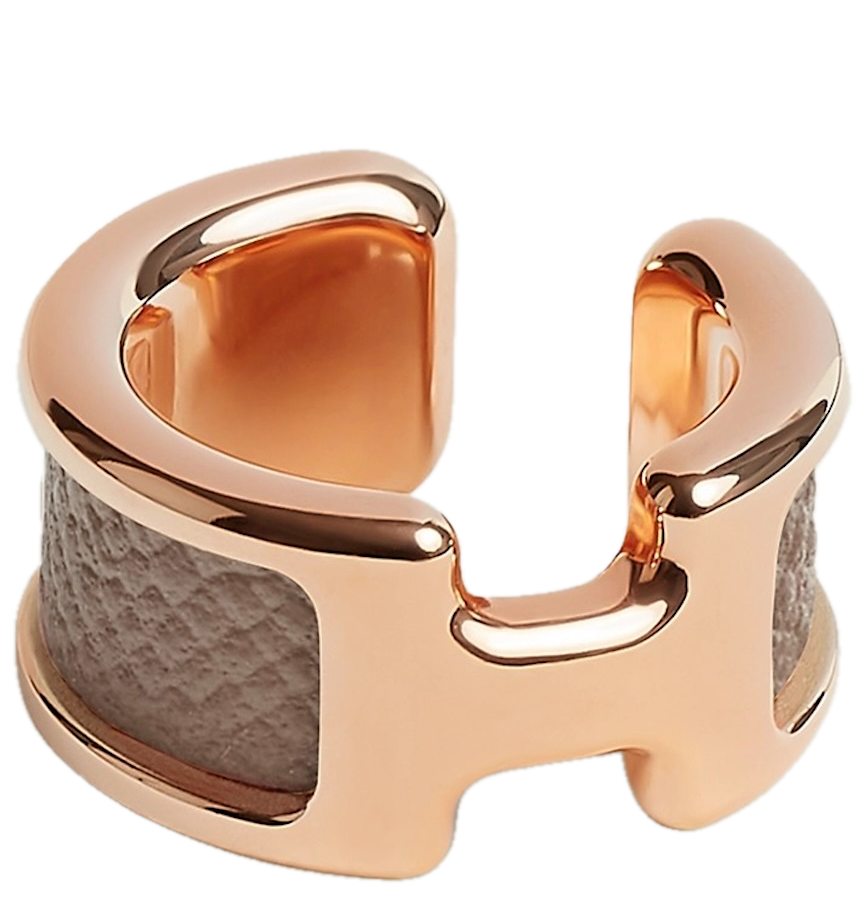  Khuyên Tai Nữ Hermes Olympe 'Étoupe Rose Gold' 
