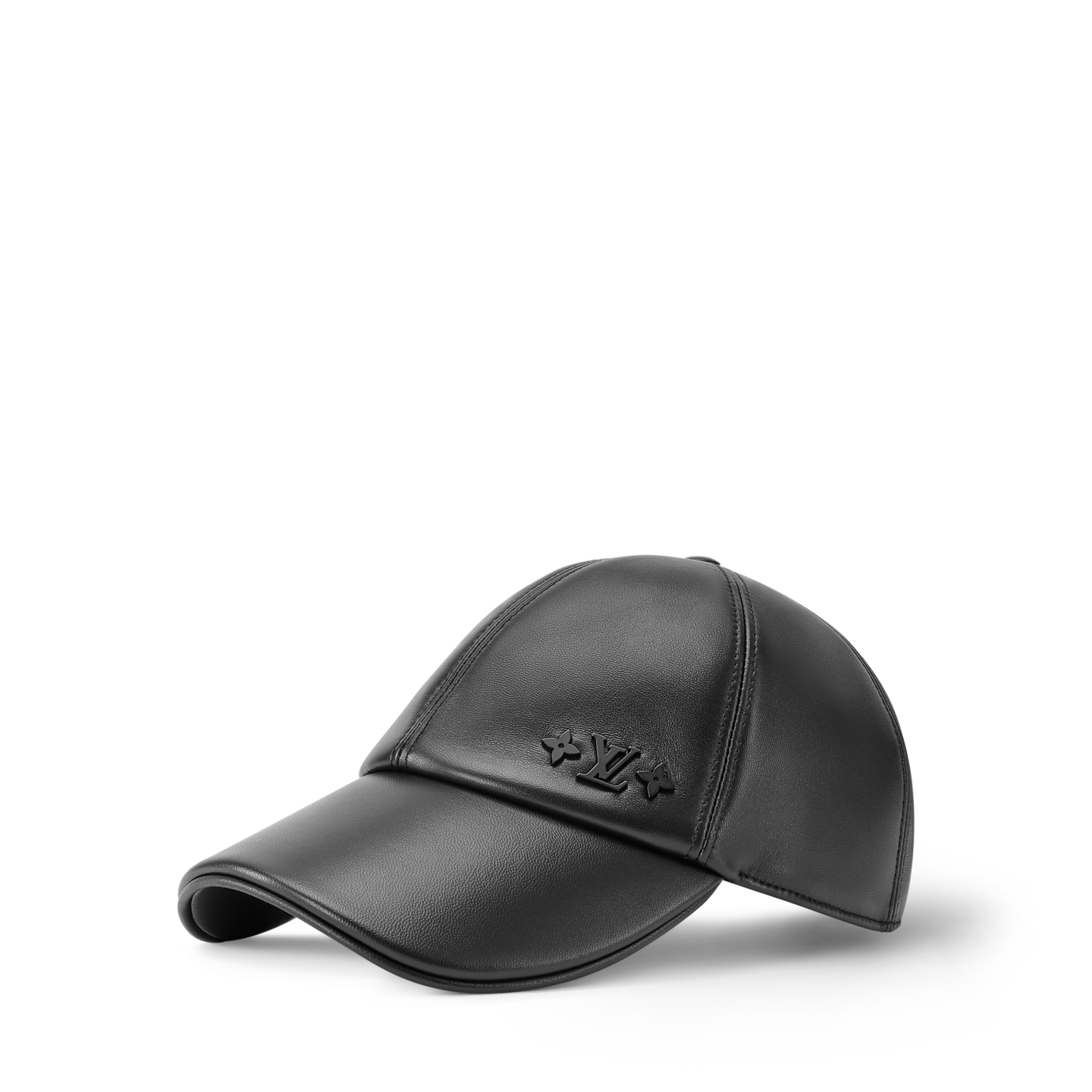  Mũ Louis Vuitton LV Medaillon Leather Cap 'Black' 