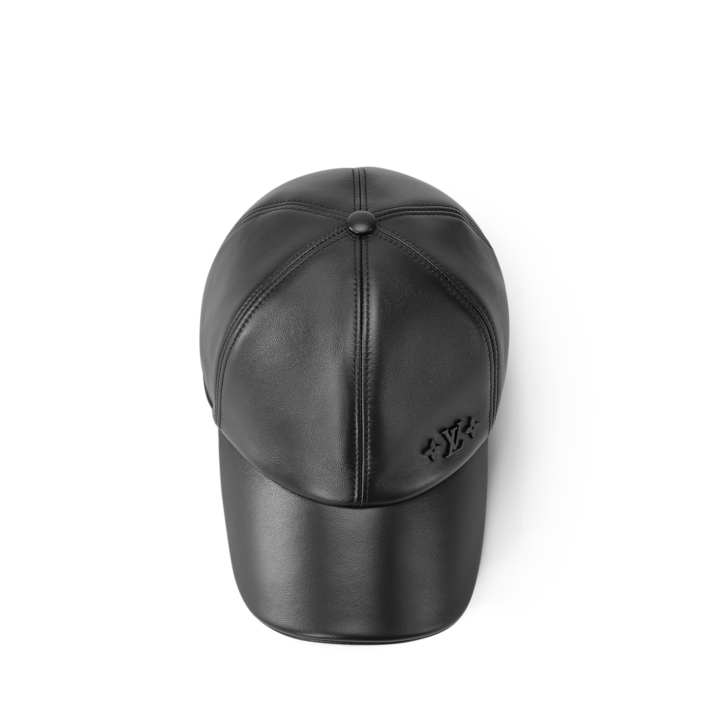  Mũ Louis Vuitton LV Medaillon Leather Cap 'Black' 