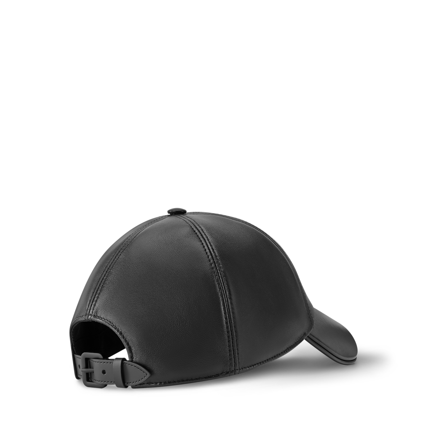 Mũ Louis Vuitton LV Medaillon Leather Cap 'Black' 