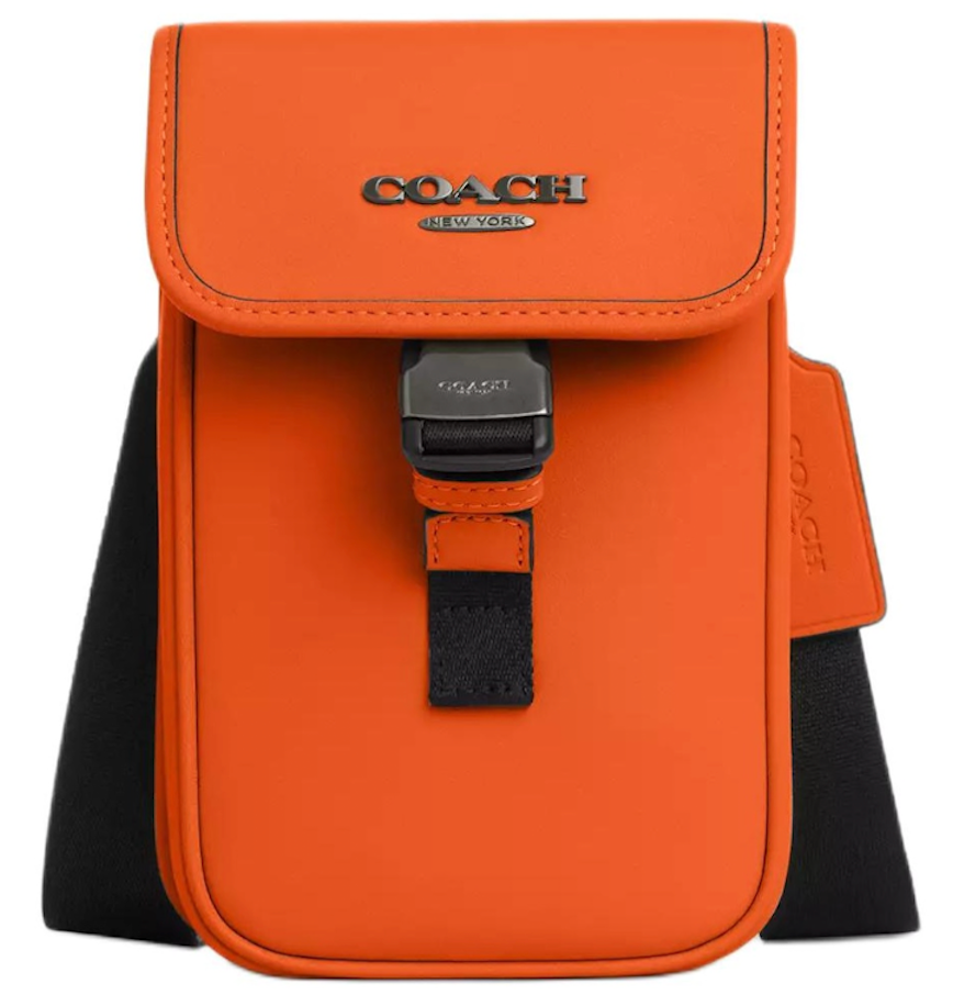  Túi Coach Racer 11 Calfskin Phone Bag 'Orange' 