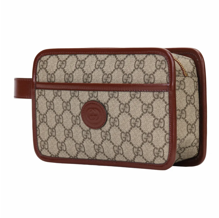  Túi Gucci GG Pouch Interlocking 'Brown' 