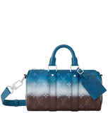  Túi Louis Vuitton Keepall Bandoulière 25 Bag 'Blue' 