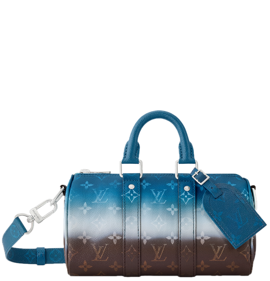  Túi Louis Vuitton Keepall Bandoulière 25 Bag 'Blue' 