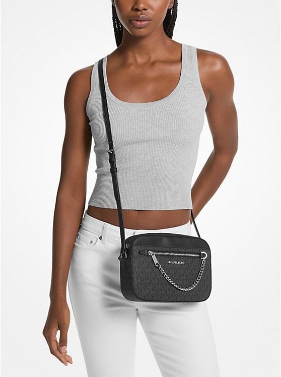  Túi Michael Kors Jet Set Crossbody Bag 'Black' 