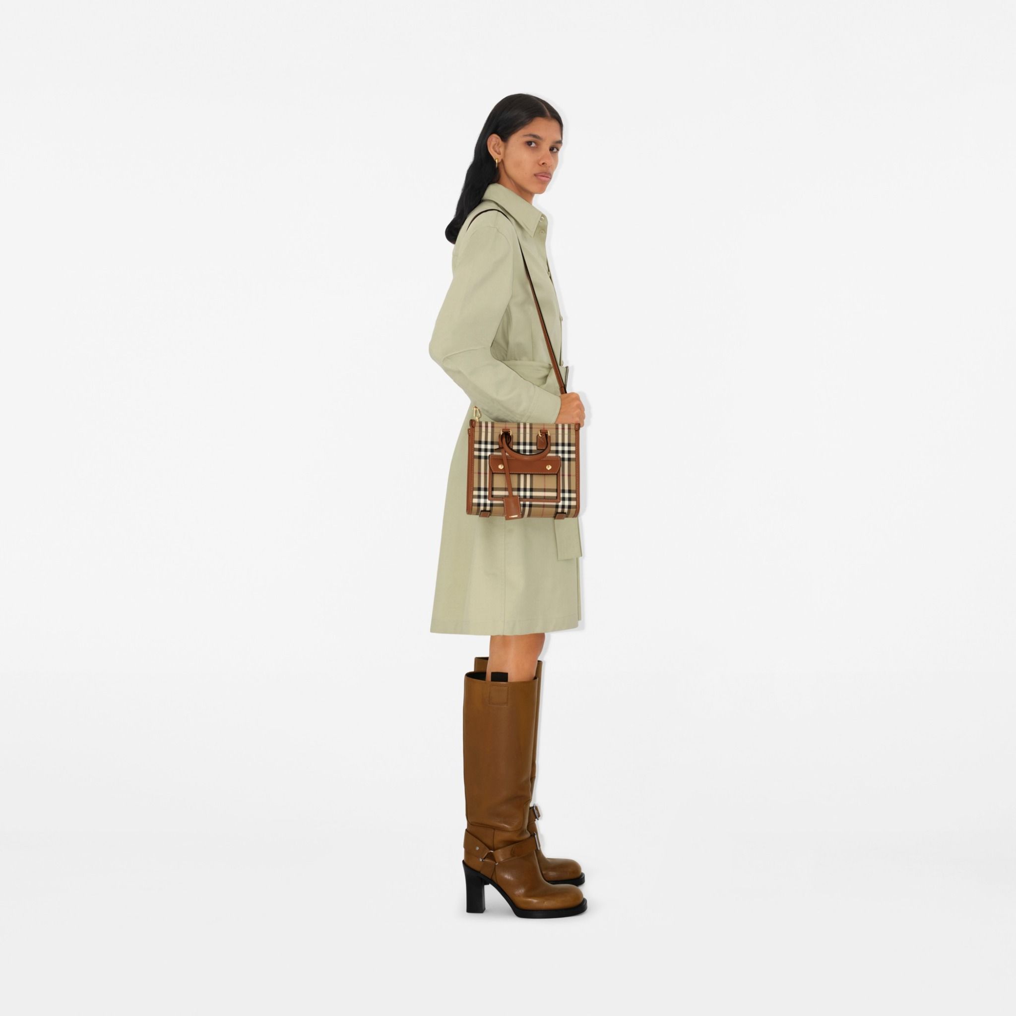  Túi Nữ Burberry Mini Freya Tote 'Archive Beige' 