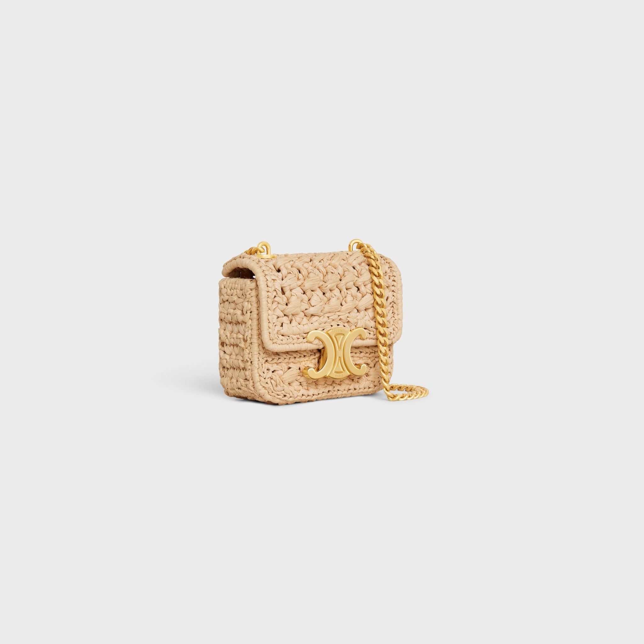  Túi Nữ Celine Mini Chain Claude 'Natural' 