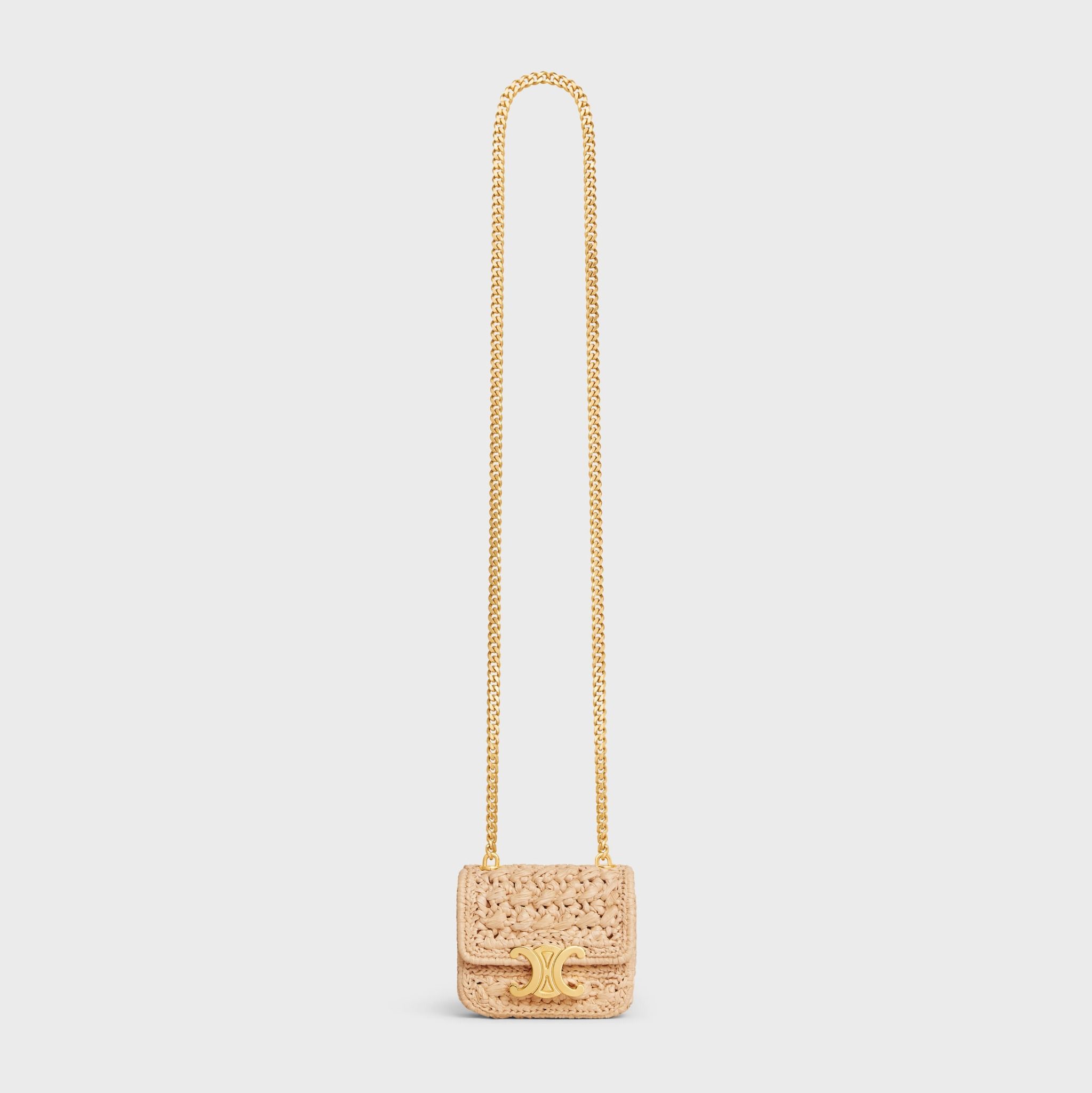  Túi Nữ Celine Mini Chain Claude 'Natural' 