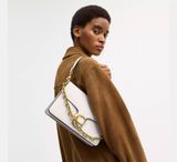  Túi Nữ Coach Chain Tabby Shoulder Bag 'Chalk' 