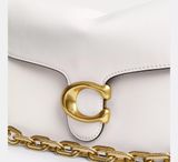  Túi Nữ Coach Chain Tabby Shoulder Bag 'Chalk' 