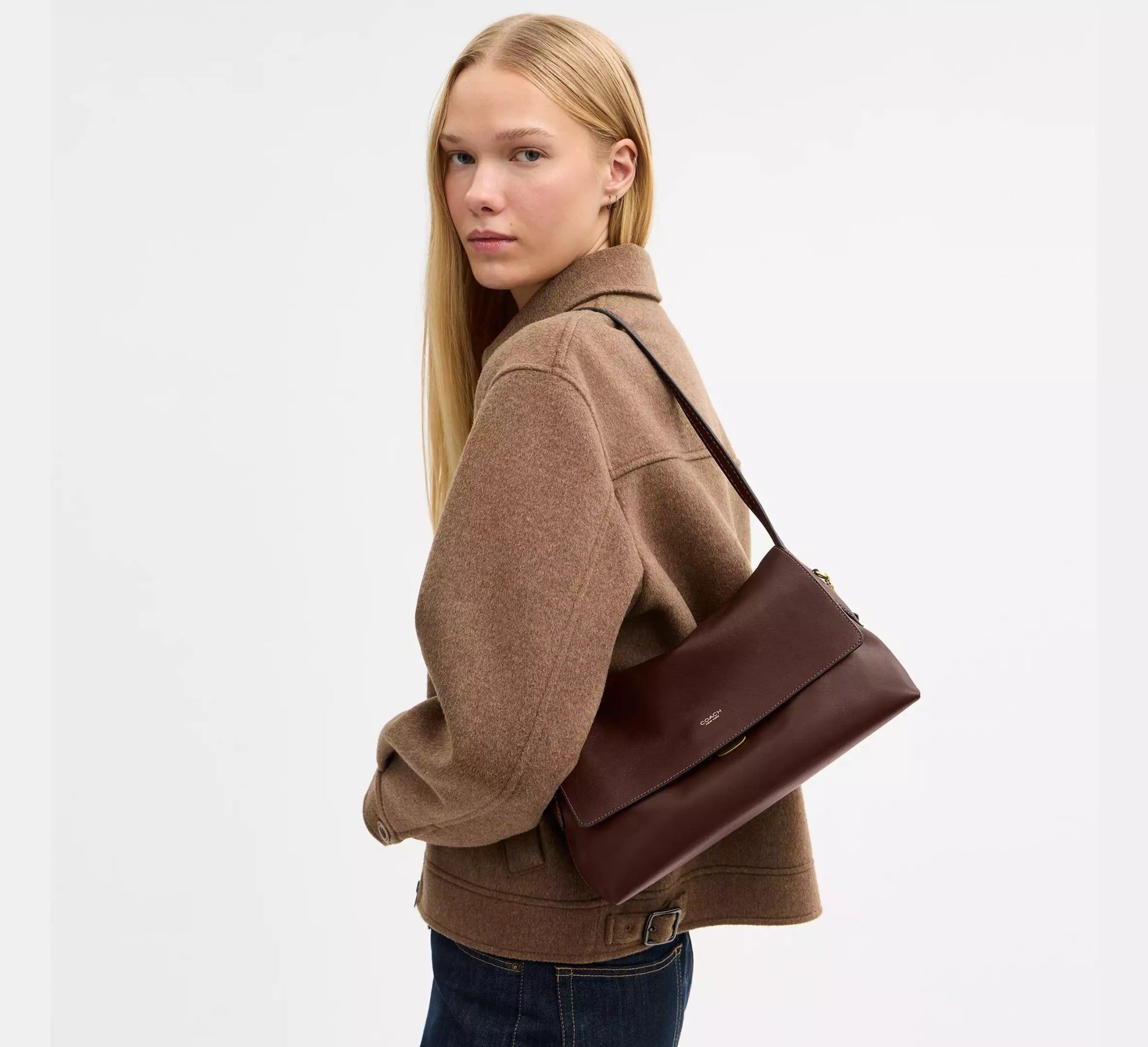  Túi Nữ Coach Chelsea Shoulder Bag 30 'Maple' 