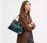  Túi Nữ Coach Evelyn Shoulder Bag 'Dark Teal' 