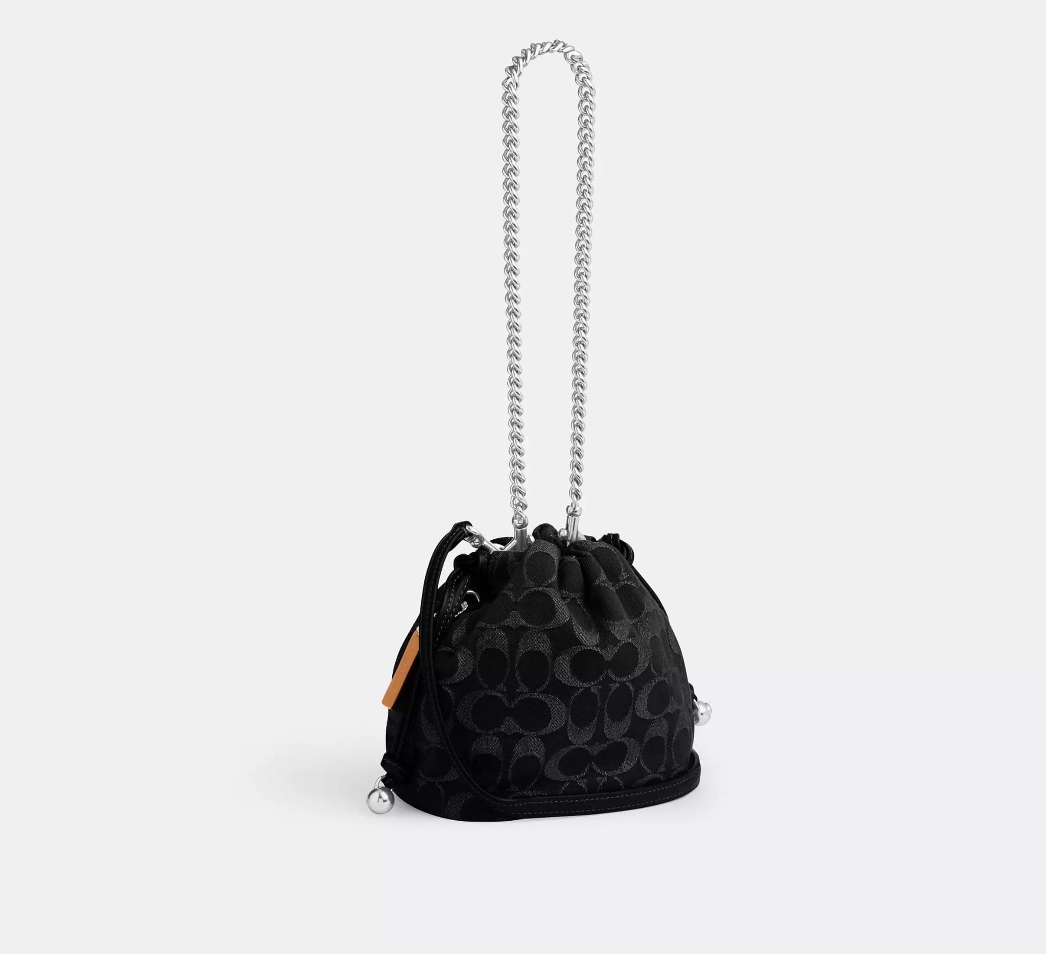  Túi Nữ Coach Faye Mini Drawstring Bag 'Black' 