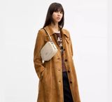  Túi Nữ Coach Mini Carey Crossbody Bag 'Ivory' 