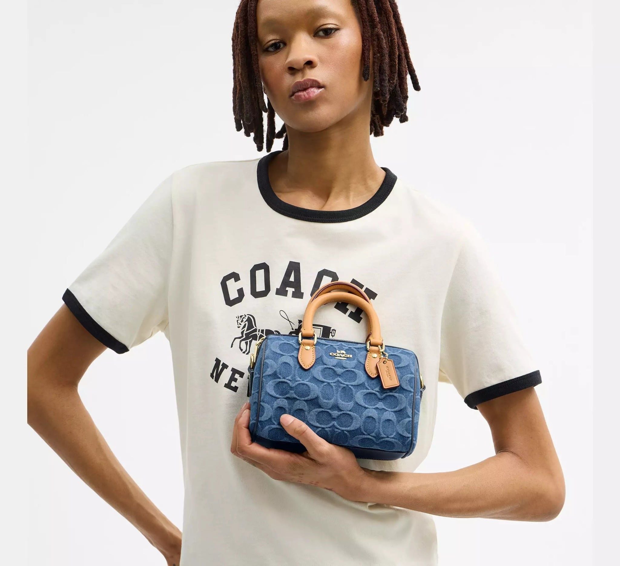 Túi Nữ Coach Mini Rowan Crossbody Bag 'Blue' 