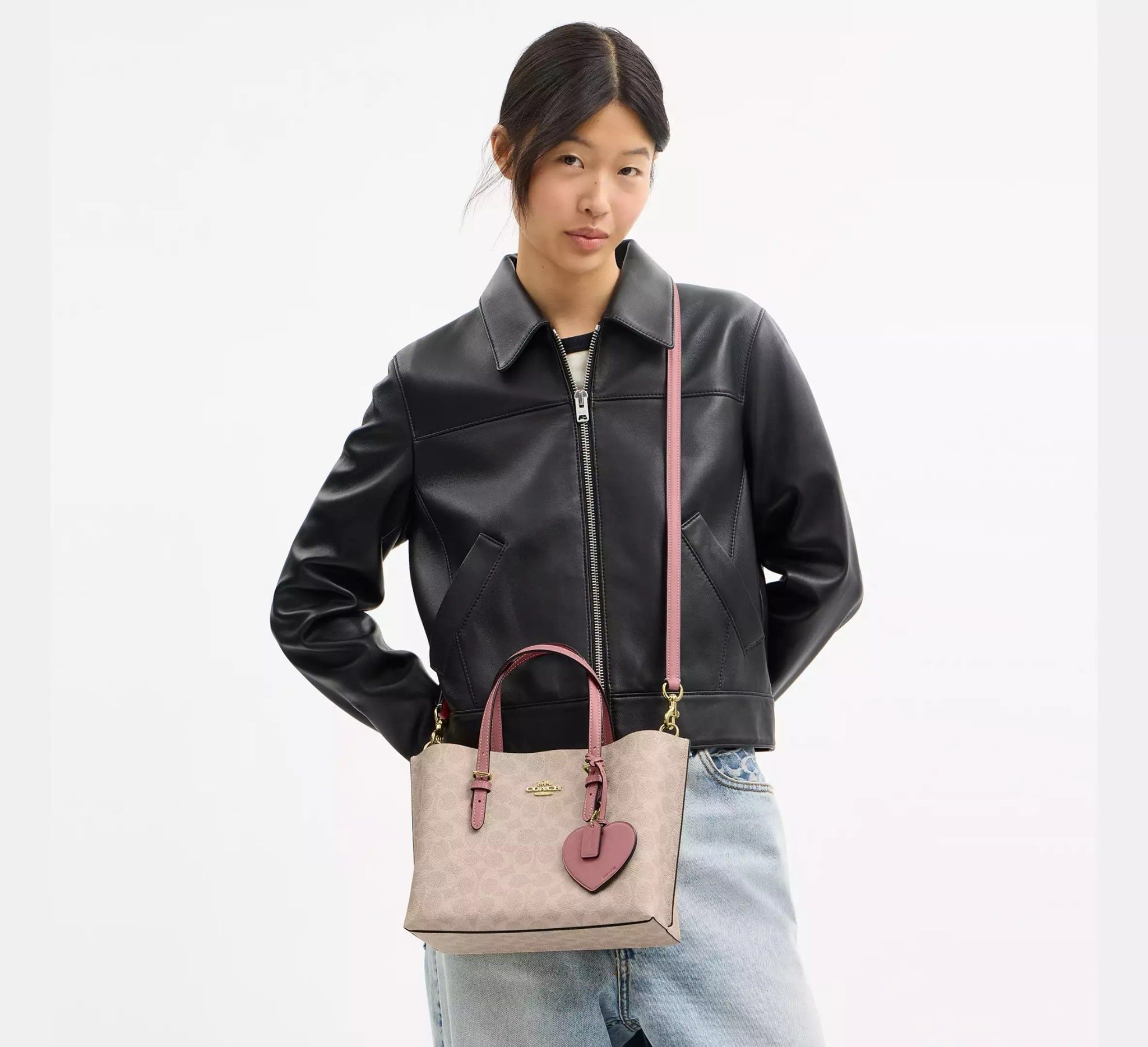  Túi Nữ Coach Mollie Tote Bag 25 'Sand Peony' 