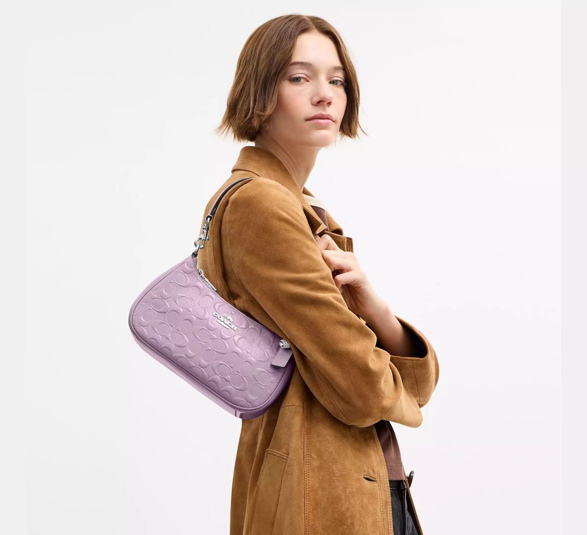  Túi Nữ Coach Teri Shoulder Bag 'Light Violet' 