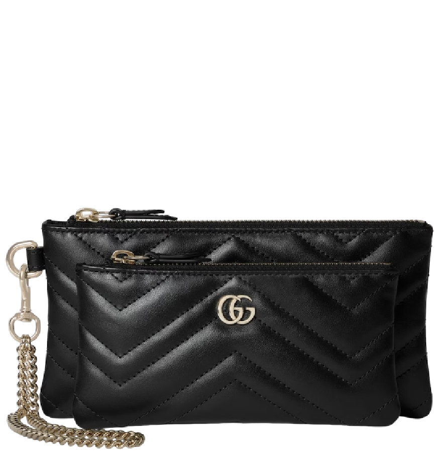  Túi Nữ Gucci Marmont Small Pouch 'Black' 