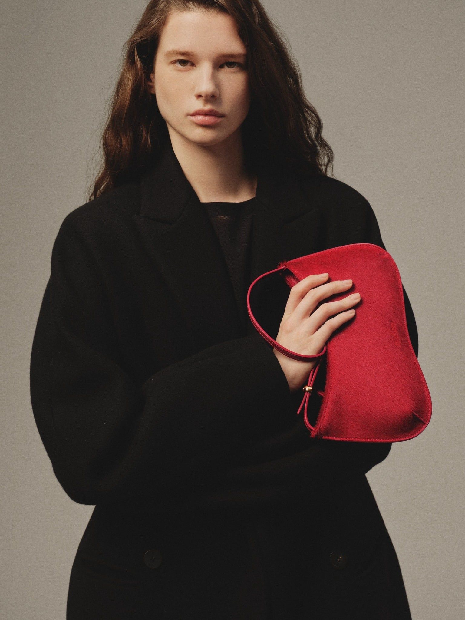  Túi Nữ Jacquemus The Bisou 'Dark Red' 