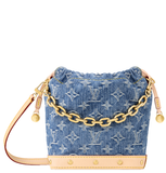  Túi Nữ Louis Vuitton Nano Noé Backpack 'Denim Blue' 