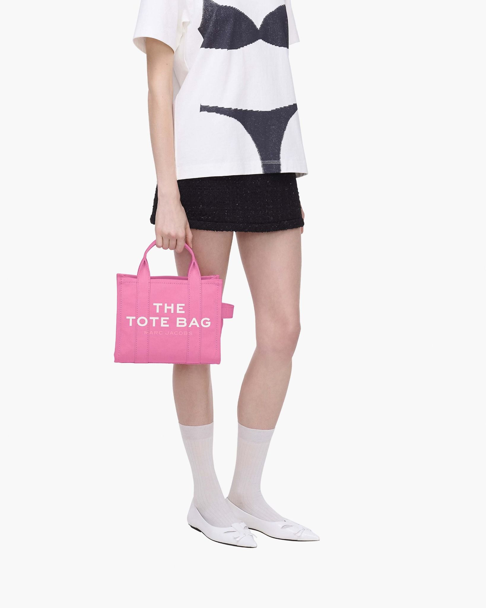 Túi Nữ Marc Jacobs Small Tote Bag 'Bow Pink' 