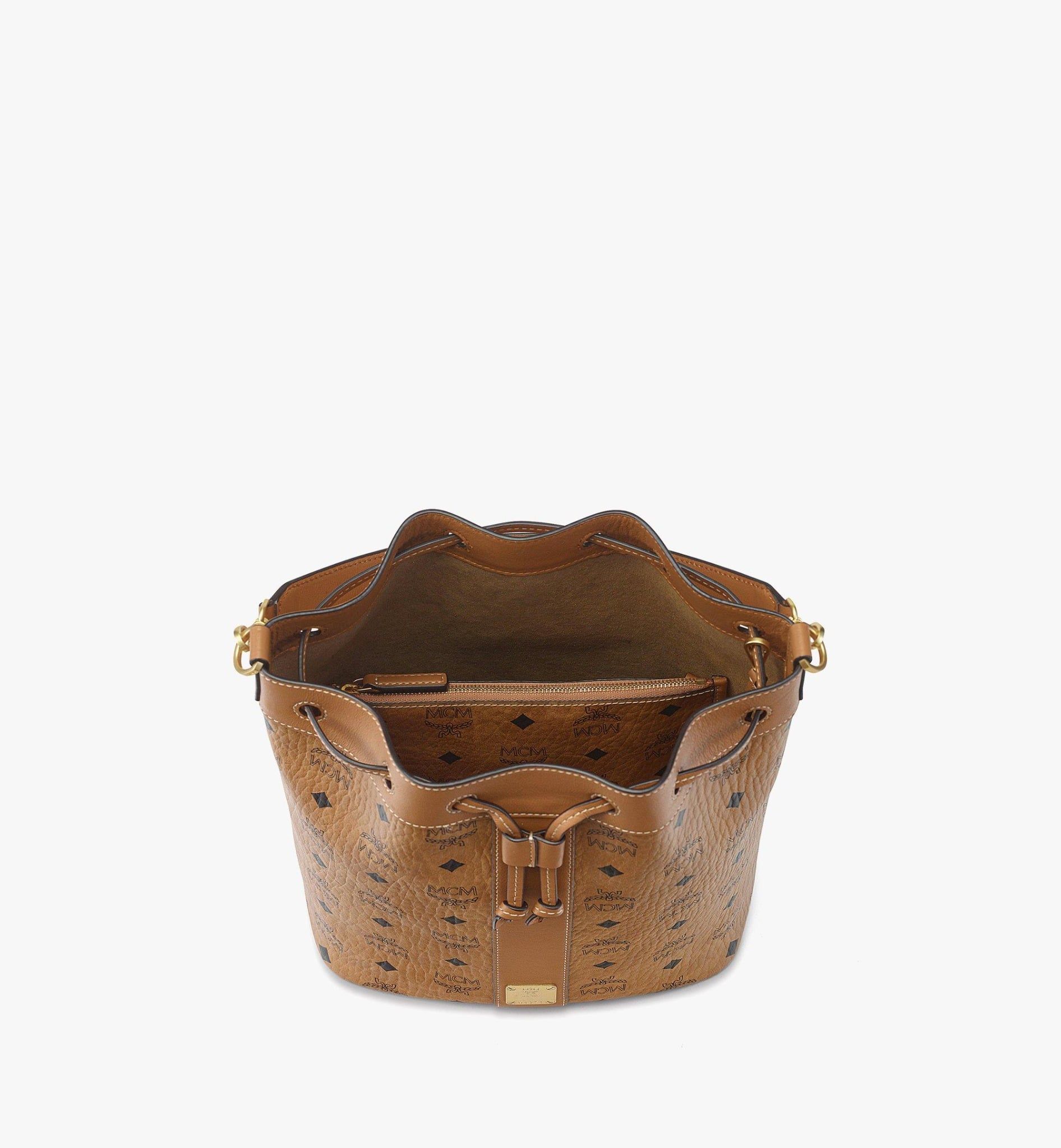  Túi Nữ MCM Drawstring Medium Bag 'Cognac' 